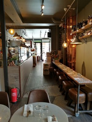 Inside at Amici in Oerebro