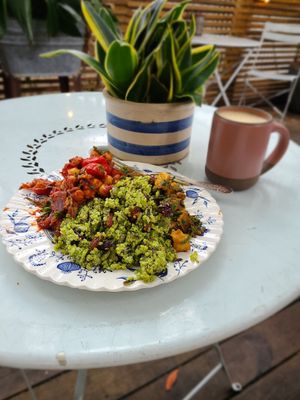 salad options at The Harbinger Cafe & Bakery in Charleston