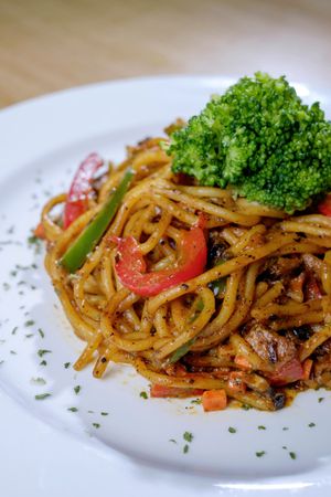 Spaghetti Blackpepper at LN Fortunate Coffee - Cemara Asri in Medan