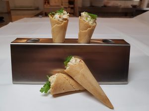 AMUSE CONE at Peppermint Fresh Kitchen in Zakynthos