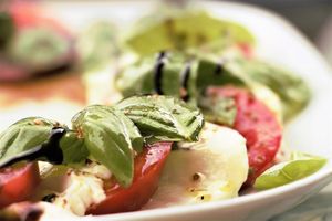 SLAD TOMATO AND MOZARELLA at Peppermint Fresh Kitchen in Zakynthos