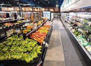 Featuring a modern layout, the store  offers natural grocery items,  at Healthy Planet in Etobicoke