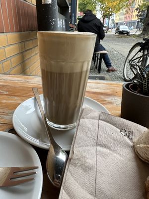 soy latte   at My Deli Love  in Berlin