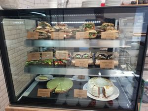 many different vegetarian grilled wraps and bagels at My Deli Love  in Berlin