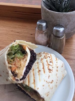 vegan 'peanut slaw wrap' (with homemade peanut sauce, black rice and tofu) at My Deli Love  in Berlin