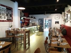 The restaurant at Mama's Picanteria in Sitges