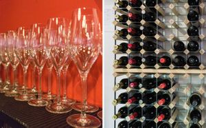 Selection of local wines, cava and beer at Mama's Picanteria in Sitges