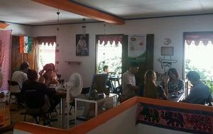 Govindas Samudra at Mar y Hojas Cocina Vegana in Cartagena