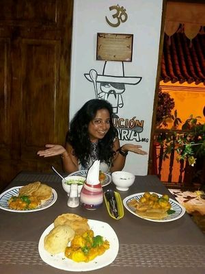 Cocina Indu at Mar y Hojas Cocina Vegana in Cartagena