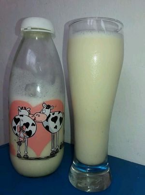 leche de soya at Mar y Hojas Cocina Vegana in Cartagena