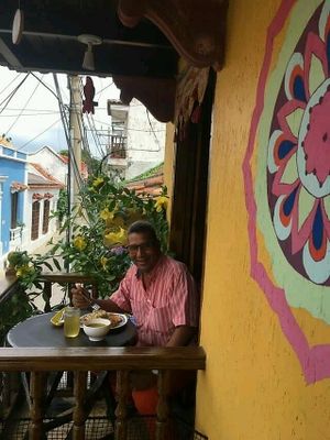Balcon Vegano at Mar y Hojas Cocina Vegana in Cartagena