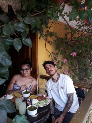 vegan lunch at Mar y Hojas Cocina Vegana in Cartagena