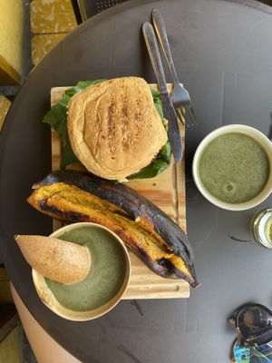 25,000 (~$8) at Mar y Hojas Cocina Vegana in Cartagena
