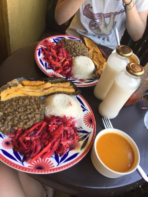 Menu del día  at Mar y Hojas Cocina Vegana in Cartagena