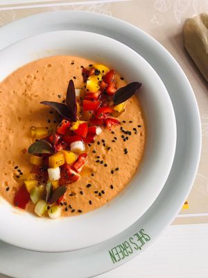 Gazpacho Raw at She's Green Boutique & Atelier in Sibiu