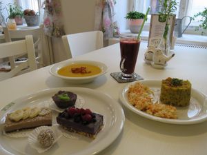 Lunch time at She's Green Boutique & Atelier in Sibiu