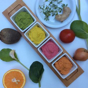 Hummus at She's Green Boutique & Atelier in Sibiu