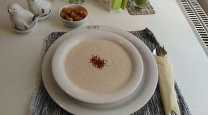 garlic soup at She's Green Boutique & Atelier in Sibiu