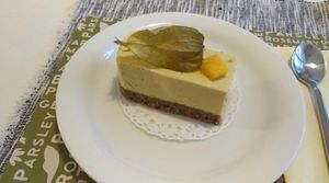 tropical fruits cake  at She's Green Boutique & Atelier in Sibiu