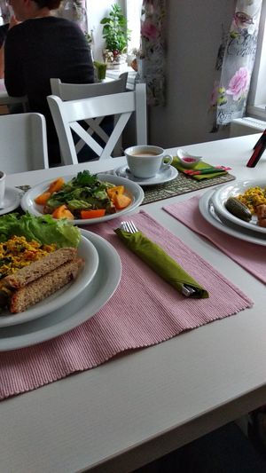 Super tasty vegan breakfast at She's Green Boutique & Atelier in Sibiu