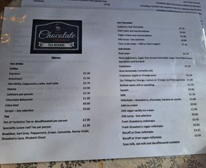  at Chocolate Orange Tearooms in Worksop