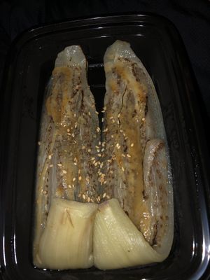 
Baked eggplant no oil  at Wild Ginger in Brooklyn