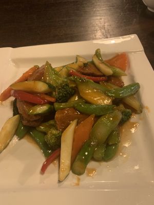 Mango soy protein - so good!!  at Wild Ginger in Brooklyn