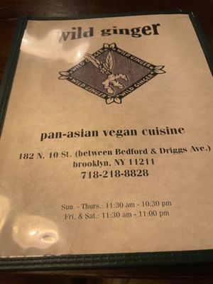  at Wild Ginger in Brooklyn