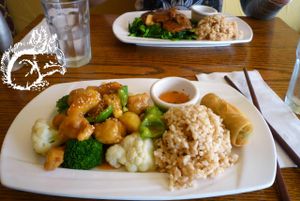 Sweet & sour sesame soy protein  (L3 on the lunch menu) at Wild Ginger in Brooklyn