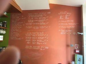 Menu 24 Sept 2022 (sorry about the fingers!)  at Goldig in Lagos