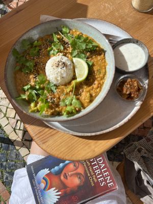 Indian Dahl “meal of the day"  at Goldig in Lagos