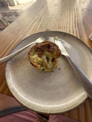 Chef Bree’s Vegan Pastel de Nata oozes deliciousness   at Goldig in Lagos