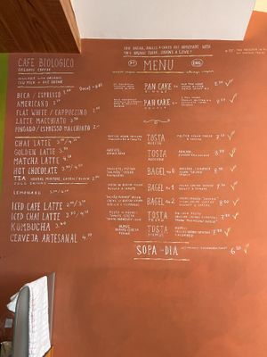 Menue   at Goldig in Lagos