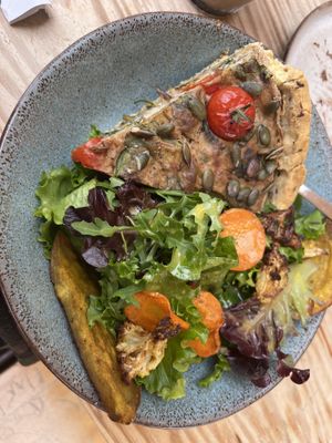 quiche  at Goldig in Lagos