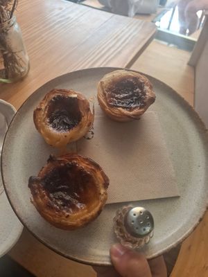 Pastel de nata (vegan) at Goldig in Lagos