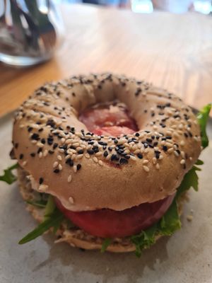 Bagel at Goldig in Lagos