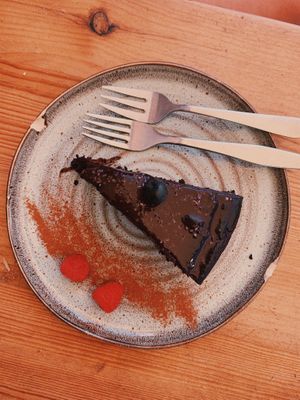 Vegan Chocolate cake  at Goldig in Lagos