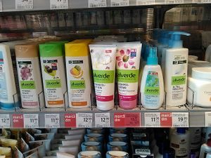 Alverde own brand has many vegan items at DM Drogerie Markt - Piata Victoriei in Timisoara