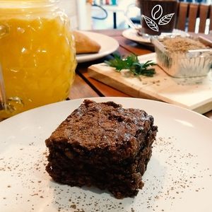 Brownie at Pop Art Cafe in Foz Do Iguacu