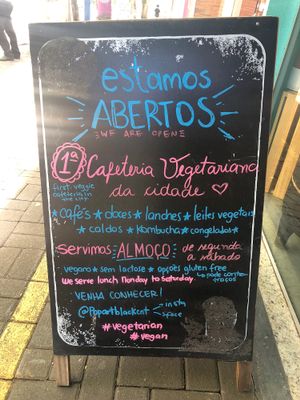 They have peanut milk. Crazy! at Pop Art Cafe in Foz Do Iguacu