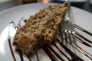 Tasty cake at Pop Art Cafe in Foz Do Iguacu