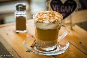 Super Veg Capuccino. at Pop Art Cafe in Foz Do Iguacu