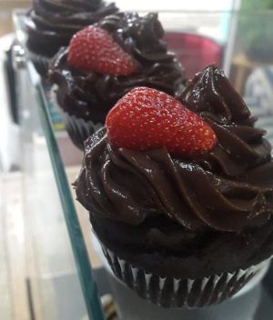 Cupcake at Pop Art Cafe in Foz Do Iguacu