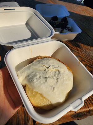 Classic Cinnamon Bun at Cinnaholic in Los Angeles