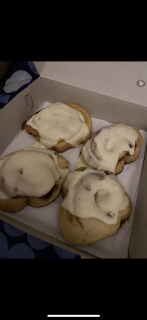 Cinnamon rolls  at Cinnaholic in Los Angeles