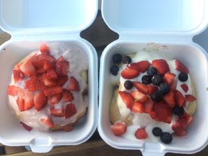 Build your own  at Cinnaholic in Los Angeles