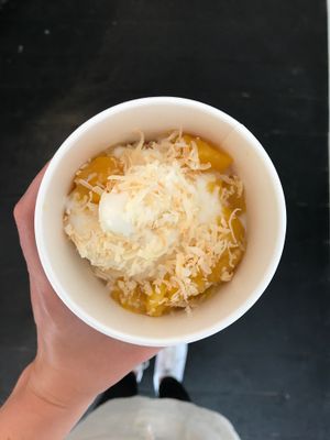 Vegan coconut soft serve at Kokomo in Vancouver