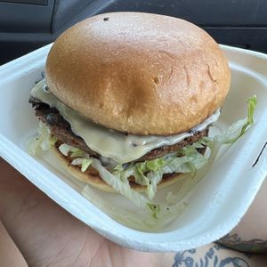 Mushroom Swiss Burger  at Kokomo in Vancouver