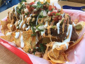 Vegetarian Nachos at Chico's in Gunsan