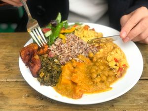 Plater at Eat of Eden in South West London